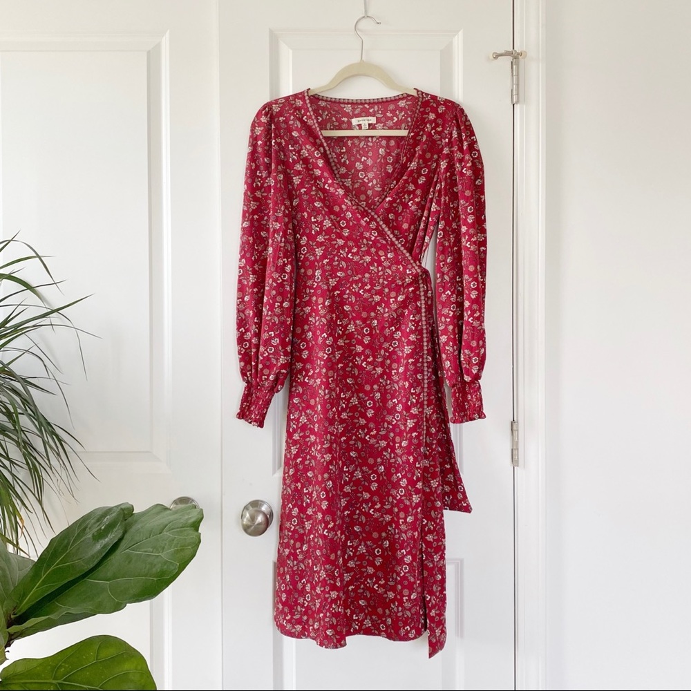 Floral Wrap Dress